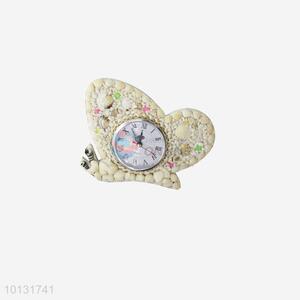 Shell Butterfly Desk Display Clock