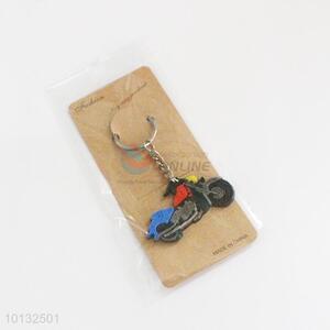 Blue&red motorcycle key chain/key ring