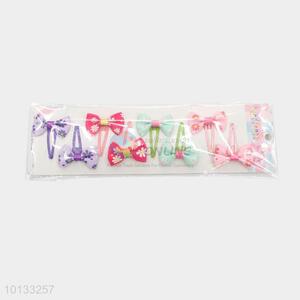 Hot Sale Bowknot Hair Clip Metal Hairpins for Children