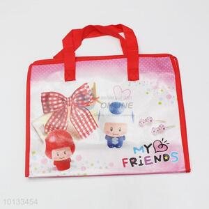 Promotional Cartoon Non-woven Grocery Tote Bag