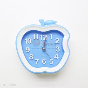 New Arrival Apple Shape Blue Background Alarm Clock