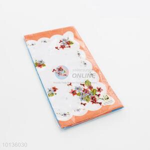 Exquisite Flower Printed Handkerchief for Women