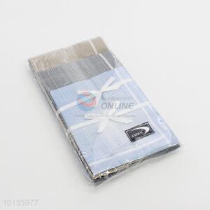 Exquisite Cotton Checked Handkerchief for Men