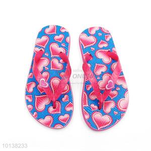 Wholesale Heart Pattern Flip Flops/Slippers