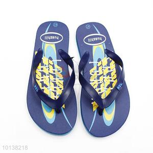 Custom Blue Flip Flops Beach Slippers