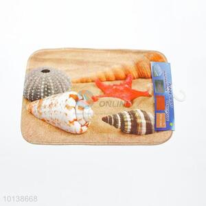 Comfortable Conch Printed Floor Mat Door Mat