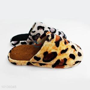 Nice Leopard Print Household Warm Slipper