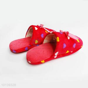 Fashionable Red Household Warm Slipper