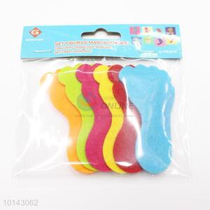 Colorful foot adhesive craft set/DIY non-woven decorative craft