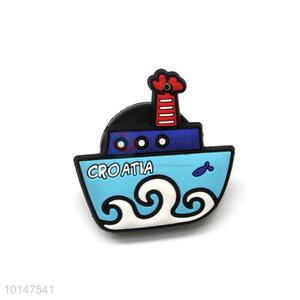 Mini Ship Shape Fridge Magnet With Clip