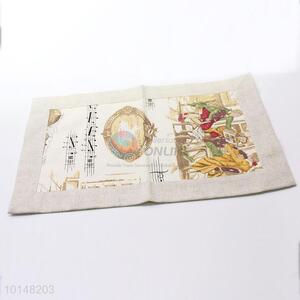 Printed Eco-friendly Linen Fabric Coaster Placemat