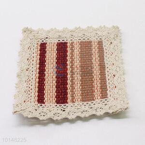 Cotton Fabric Lace Heat Insulation Coaster Placemat Wholesale