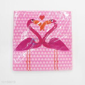 Lovely swan printed printed paper napkins for wedding