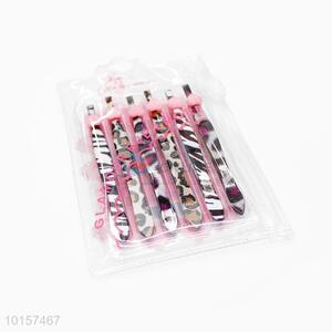 Open Mouth Leopard Eyebrow Tweezers Set