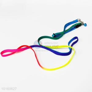 Rainbow Color Pet Leashes Walking Leads Dogs Collar Accessories