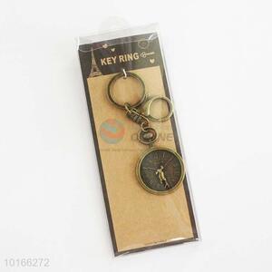 Clock Zinc Alloy Keyring/Key Chain