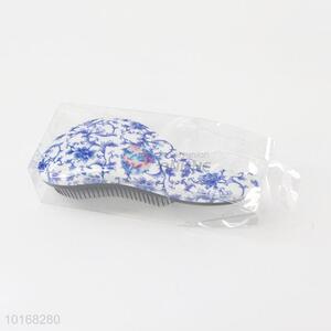 Newst Printed Plastic Healthy Hair Brush Massage Comb