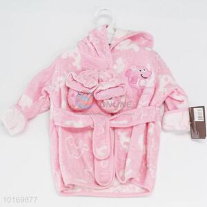 Good quality hot selling children bathrobe&shoes