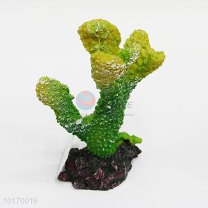 Artificial Yellow Green Coral Reef <em>Aquarium</em> <em>Accessories</em>