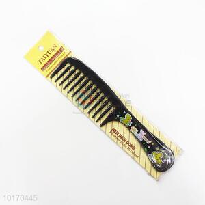 Cool Black Portable Plastic Hair Comb for Women