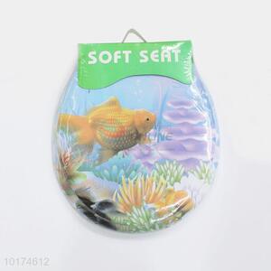 Bathroom Sea Pattern <em>Toilet</em> <em>Seat</em> Cover Soft <em>Seat</em>