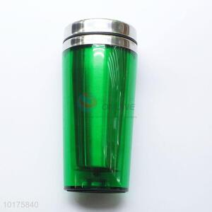 Eco-friendly Green Stainless Steel Water Bottle 450ml