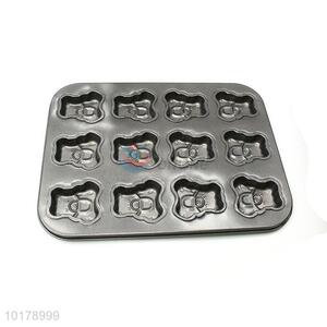 High Quality Bear Shape Chocolate Mold 12 Hole Cakeware Reusable Bakeware