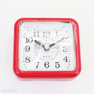 Red Plastic Frame Wholesale Mute Table Clock