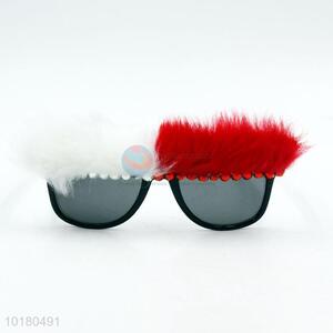 New design white-red feather eye glasses