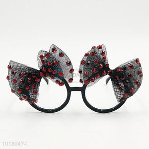 Popular decorative bowknot eye glasses/party glasses