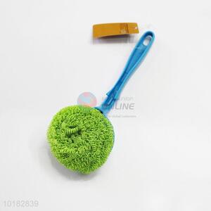 Kitchen Scourer Plastic Cleaning Ball with Long Handle