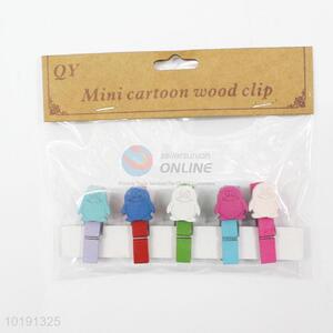 Wholesale 5 pieces penguin wood clip