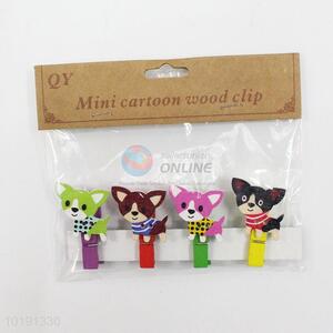 Cute dog photo clip/paper clip/wood clip