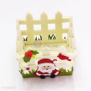 High Quality Square Shaped Christmas Decorative Felt Pen Container