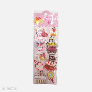 Hot sale top quality birthday cake sticker