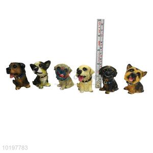 Latest Design Polyresin Decoration Figurine in Dogs Shape