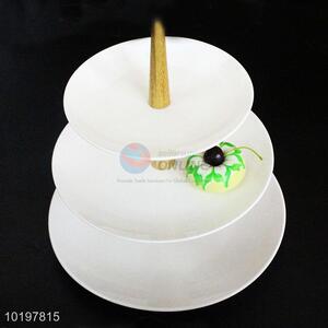 Hot sale 3 layers ceramic cake plate