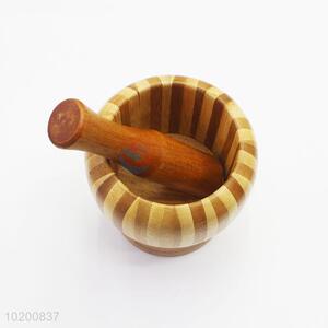 Wholesale Nice Bamboo Garlic Mortar/Pestle for Sale