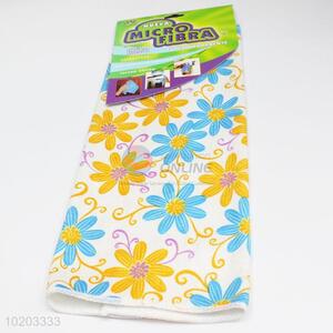 New design flower printed microfiber towel