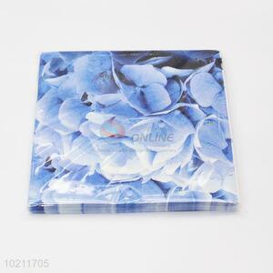 Blue flower napkin tissue/napkin paper