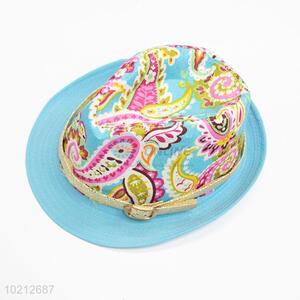 Fashion printed kids cowboy hats