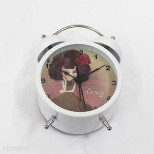 Fashion cheap white alarm clock