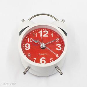 High sales white&red alarm clock