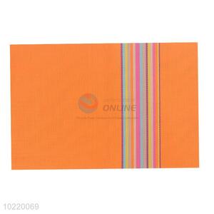 Eco-friendly orange dining mat/placemat