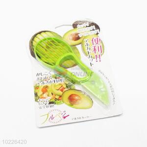 Hot sale plastic 3 in 1 avocado peeler