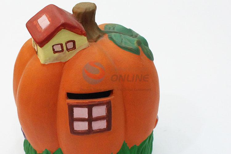 Wholesale cool cartoon pumpkin house shape money box