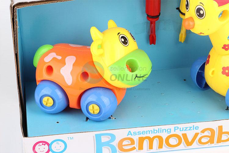 Cute Design Removable Animal Shape Toy Vehicle For Children