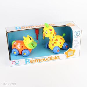 Cute Design Removable Animal Shape Toy Vehicle For Children