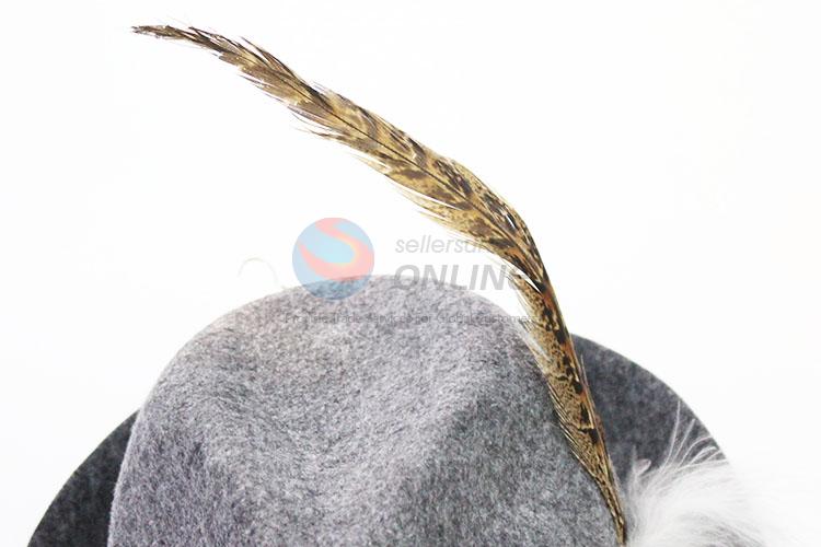 Wholesale popular grey billycock/hat