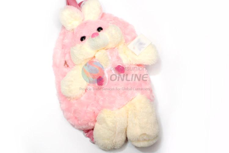 Wholesale Cartoon Rabbit Kids Bag Soft Plush Backpack